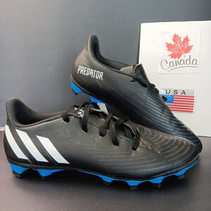 Adidas Predator PBB 698007 Mens Sz 7 Black / White Outdoor/Indoor Cleat ID
